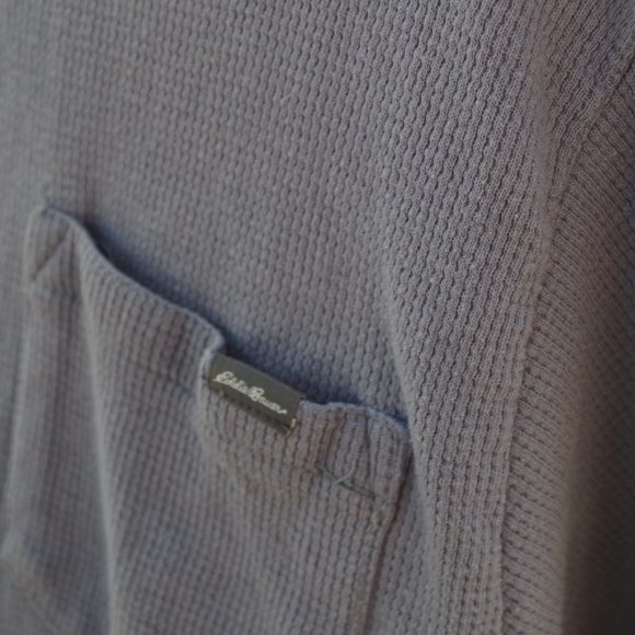 Gray Waffle men's Shirt Eddie Bouer - Picture 4 of 4